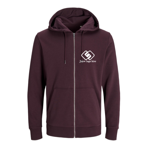 Jack and Jones Produkt Zoodie bedrukt met logo