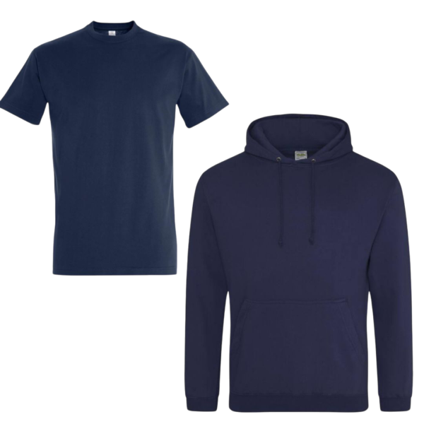 Combideal 1 (5x Sol's Imperial T-shirt en 2x Just hoods hoodie bedrukt met logo) - Afbeelding 11
