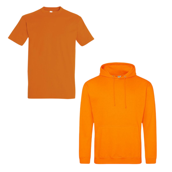 Combideal 1 (5x Sol's Imperial T-shirt en 2x Just hoods hoodie bedrukt met logo) - Afbeelding 4