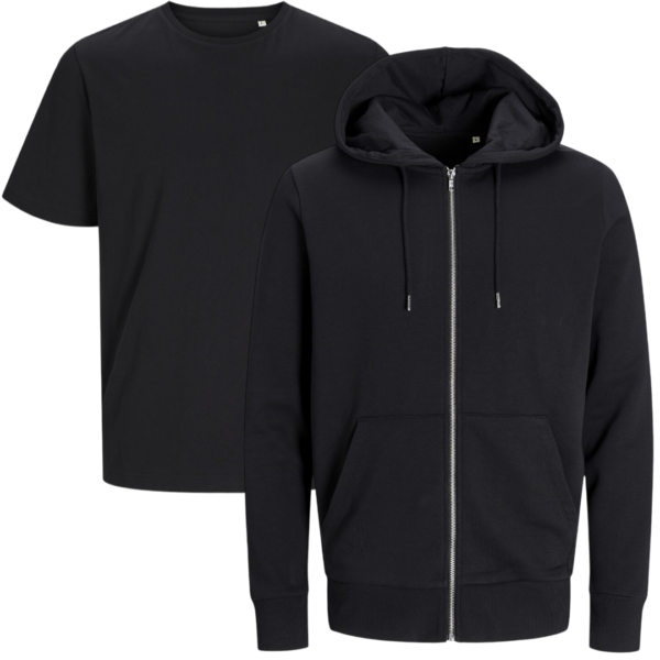 Jack&Jones Produkt combideal 2 (5x T-shirt en 2x Zoodie bedrukt met logo) - Afbeelding 7