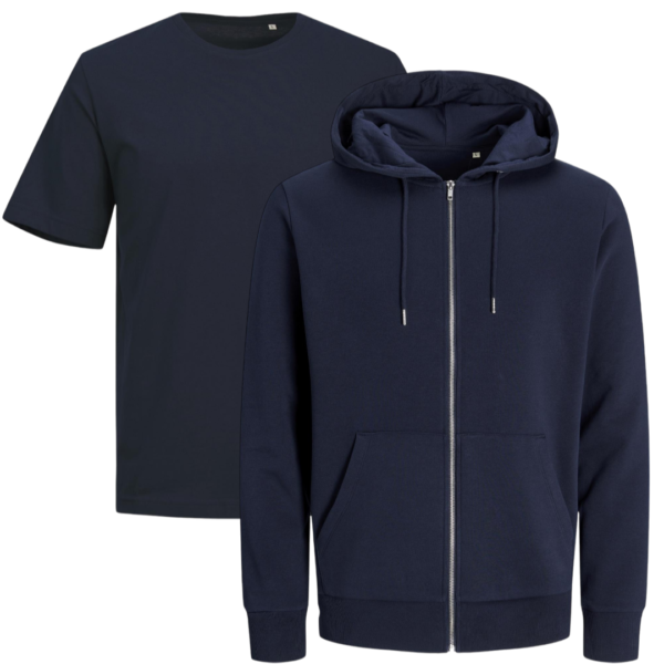 Jack&Jones Produkt combideal 2 (5x T-shirt en 2x Zoodie bedrukt met logo) - Afbeelding 8