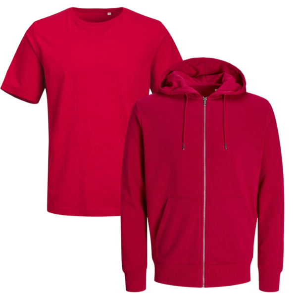 Jack&Jones Produkt combideal 2 (5x T-shirt en 2x Zoodie bedrukt met logo) - Afbeelding 5