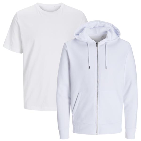 Jack&Jones Produkt combideal 2 (5x T-shirt en 2x Zoodie bedrukt met logo) - Afbeelding 3