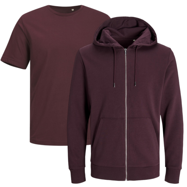 Jack&Jones Produkt combideal 2 (5x T-shirt en 2x Zoodie bedrukt met logo) - Afbeelding 2