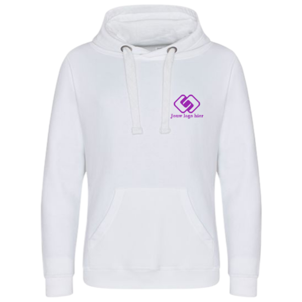 Justhoods Heavy weight hoodie bedrukt met logo