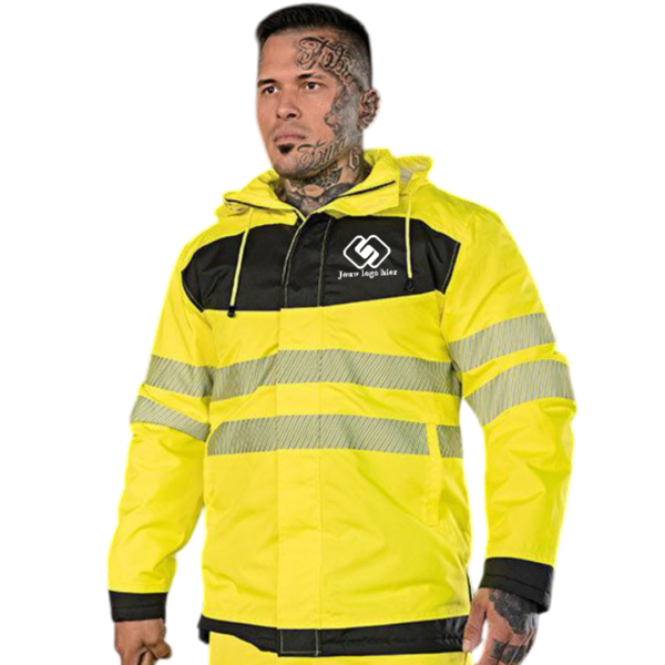 Korntex EOS high visibility Parka bedrukt met logo