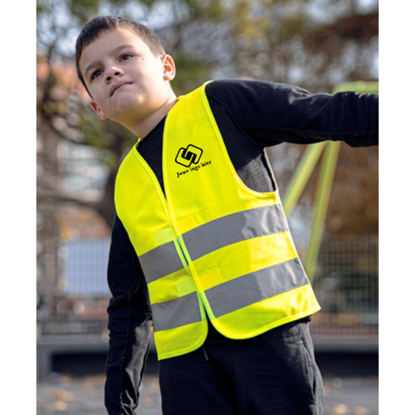 Korntex KX200 Neon kinder hesjes bedrukt met logo