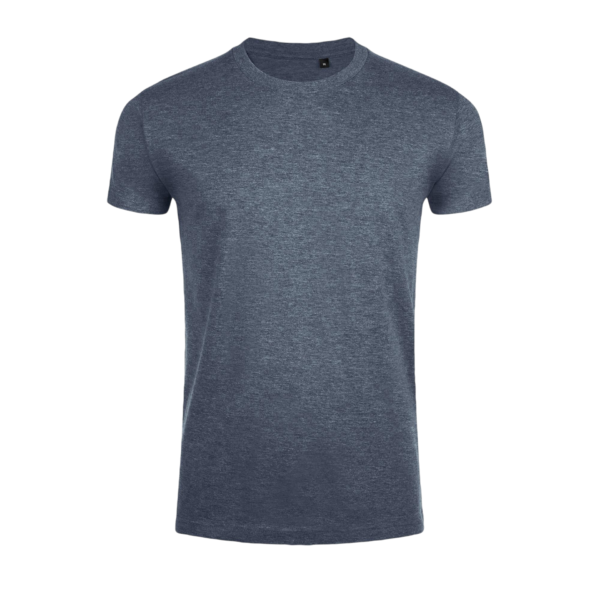 Heavy weight Sol’s Imperial Slimfit T-shirt bedrukt met logo - Afbeelding 4