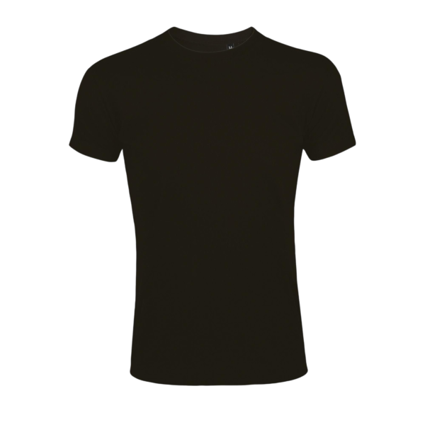 Heavy weight Sol’s Imperial Slimfit T-shirt bedrukt met logo - Afbeelding 2