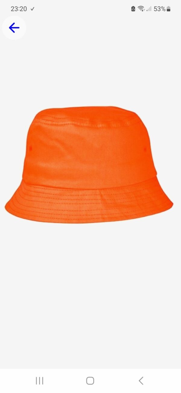 L-Merch promo bucket hat bedrukt met logo - Afbeelding 2