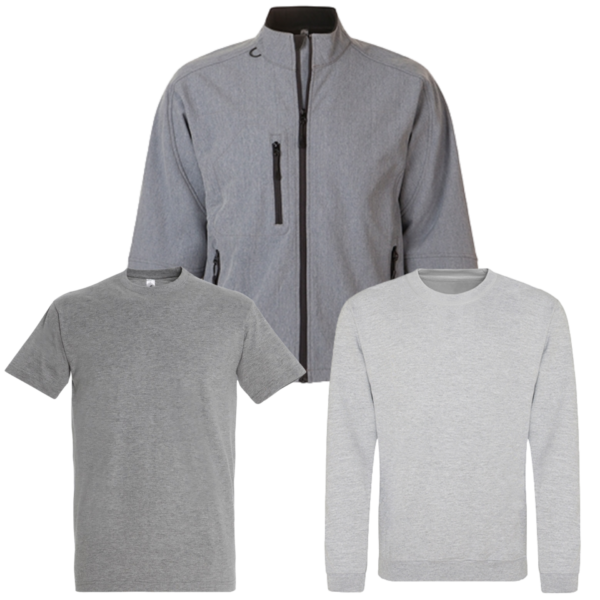 Combideal 5x Sol’s Imperial 190 grams T-shirt, 2x Justhoods sweater en 1x Sol’s Relax Softshell jas - Afbeelding 4