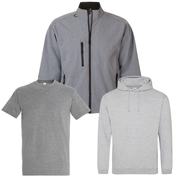 Combideal  5x Sol's Imperial T-shirt, 2x Just hoods hoodie en 1x Sol's Relax Softshell jas bedrukt met logo - Afbeelding 4