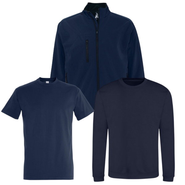 Combideal 5x Sol’s Imperial 190 grams T-shirt, 2x Justhoods sweater en 1x Sol’s Relax Softshell jas - Afbeelding 9