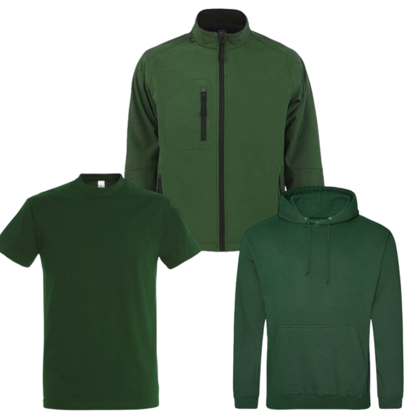 Combideal  5x Sol's Imperial T-shirt, 2x Just hoods hoodie en 1x Sol's Relax Softshell jas bedrukt met logo - Afbeelding 7