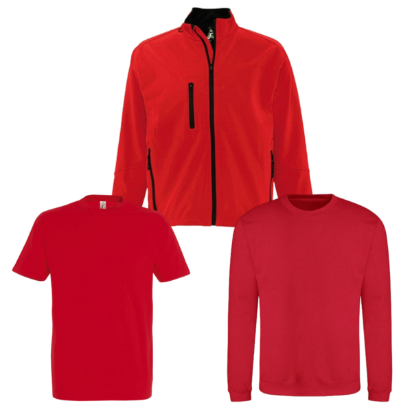 Combideal 5x Sol’s Imperial 190 grams T-shirt, 2x Justhoods sweater en 1x Sol’s Relax Softshell jas - Afbeelding 7