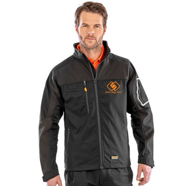 Result Sabre Stretch Jacket bedrukt met logo