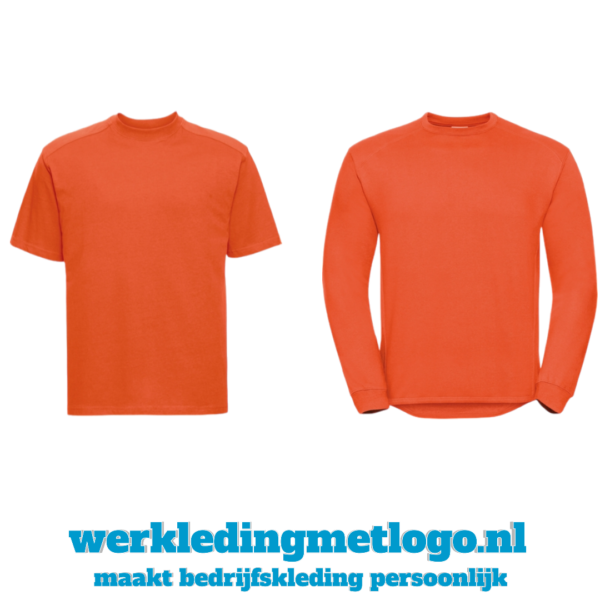 Heavy Duty Combi van Russell met 5x T-shirt en 2x sweater - Afbeelding 6