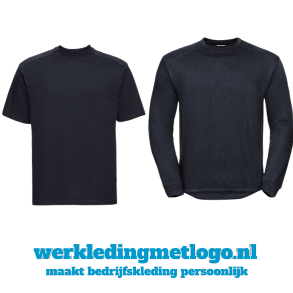 Heavy Duty Combi van Russell met 5x T-shirt en 2x sweater - Afbeelding 4