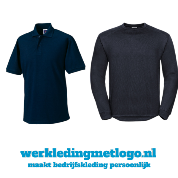 Heavy Duty Combi van Russell met 5x Poloshirt en 2x sweater - Afbeelding 6