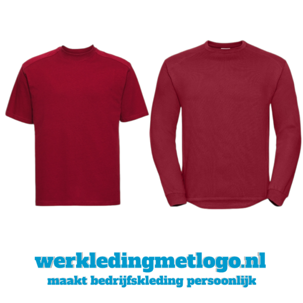Heavy Duty Combi van Russell met 5x T-shirt en 2x sweater - Afbeelding 7