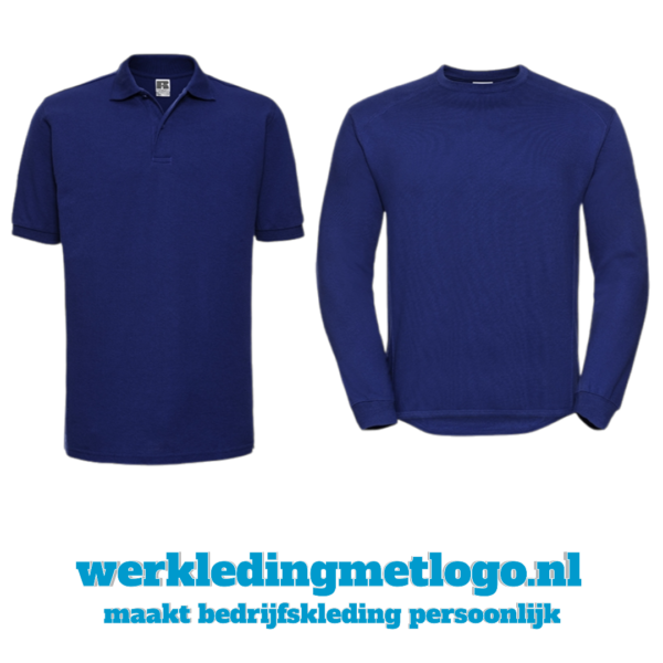 Heavy Duty Combi van Russell met 5x Poloshirt en 2x sweater - Afbeelding 4