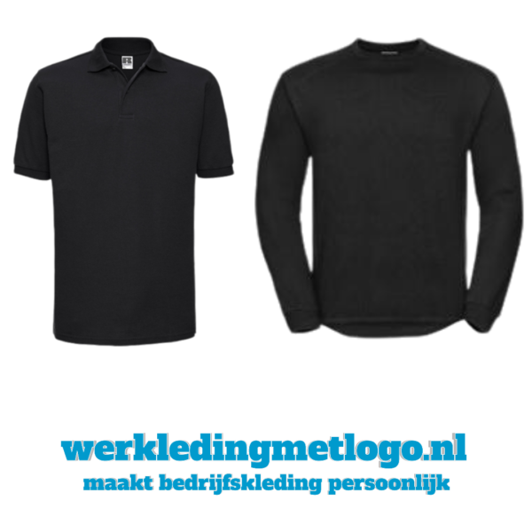 Heavy Duty Combi van Russell met 5x Poloshirt en 2x sweater - Afbeelding 2