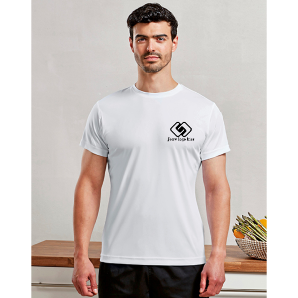 Premier Workwear Coolchecker Chefs T-shirt bedrukt met logo